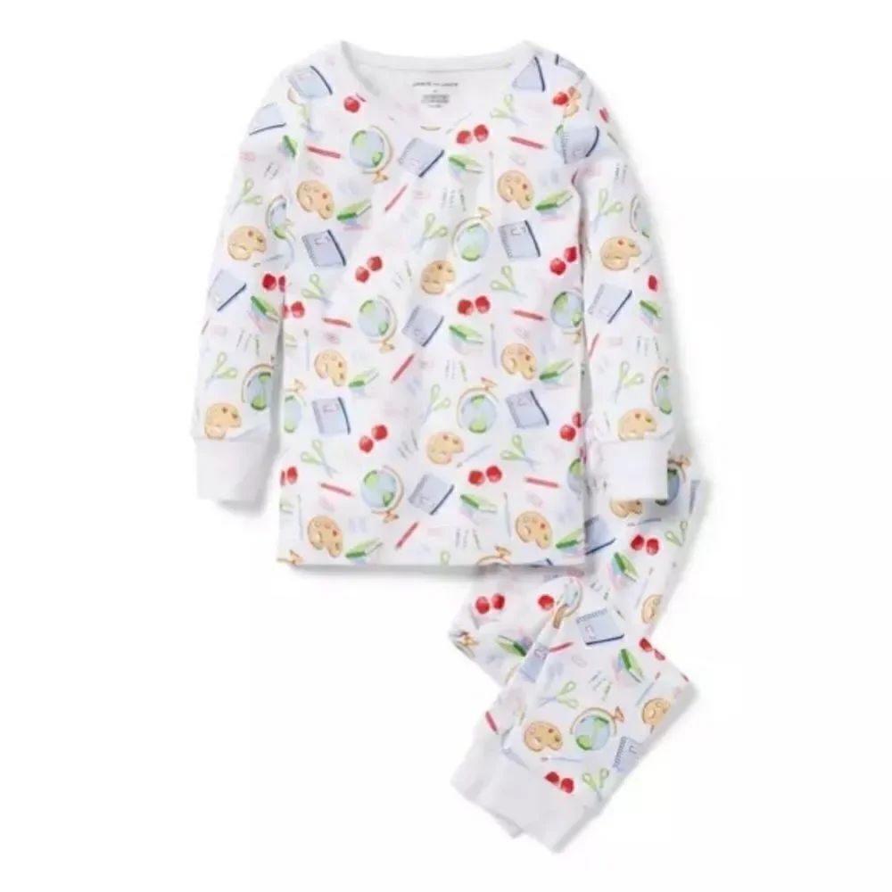 Janie and Jack GOOD NIGHT PAJAMAS IN SCHOOL SUPPLIES